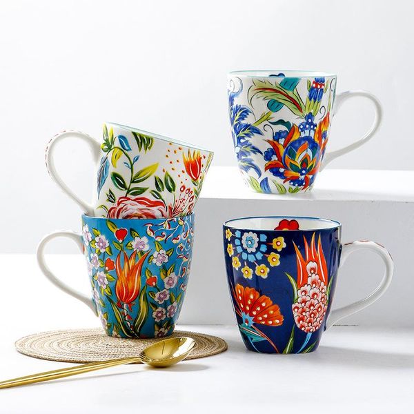 mugs european and american ceramic water cup hand-painted large-capacity embossed mug office small fresh gift drinkware
mugs european and american ceramic water cup hand-painted large-capacity embossed mug office small fresh gift drinkware