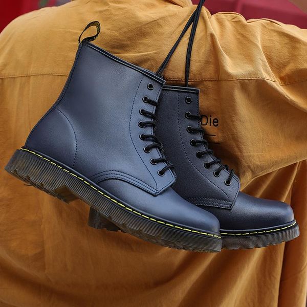 women leather shoes high fashion winter warm snow motorcycle men boots couple bottes pour femmes, Black
women leather shoes high fashion winter warm snow motorcycle men boots couple bottes pour femmes, Black