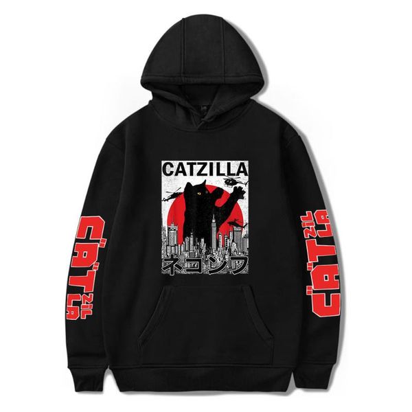 men's hoodies & sweatshirts catzilla kawaii cat sweatshirt for men/women streetwear winter wear warm casual, Black
men's hoodies & sweatshirts catzilla kawaii cat sweatshirt for men/women streetwear winter wear warm casual, Black