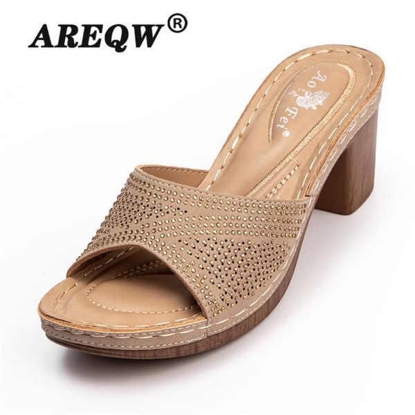 women's summer leather sandals high-heeled rhinestone cross-border block heel plus size .5cm slippers, Black
women's summer leather sandals high-heeled rhinestone cross-border block heel plus size .5cm slippers, Black