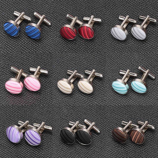 1pair mens for shirt fashion wedding party men cufflink stripe solid cloth round cufflinks wholes accessories, Silver
1pair mens for shirt fashion wedding party men cufflink stripe solid cloth round cufflinks wholes accessories, Silver