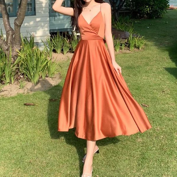 casual dresses houzhou slip dress elegant backless beach sundresses women summer bandage off shoulder robe longue femme, Black;gray
casual dresses houzhou slip dress elegant backless beach sundresses women summer bandage off shoulder robe longue femme, Black;gray