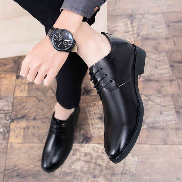dress shoes men's quality leather social head autumn office lace up soft man business wedding party l5 zaf4, Black
dress shoes men's quality leather social head autumn office lace up soft man business wedding party l5 zaf4, Black