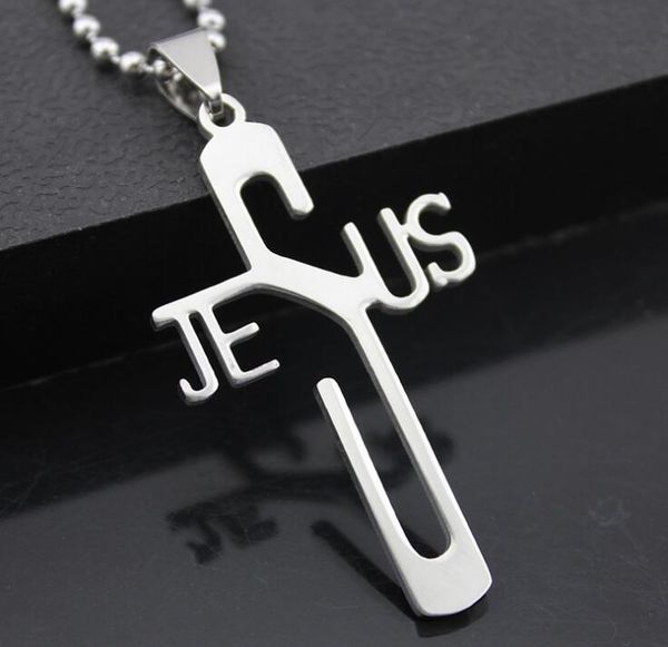fashion men and women stainless steel cross letter jesus pendant titanium jewelry choice bead necklace leather rope o chain, Silver
fashion men and women stainless steel cross letter jesus pendant titanium jewelry choice bead necklace leather rope o chain, Silver