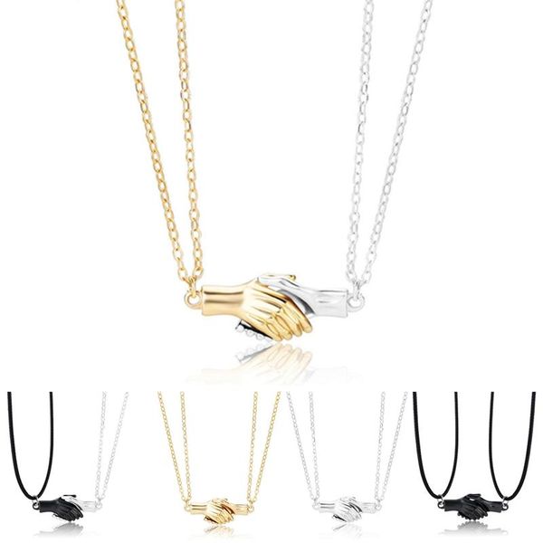 pendant necklaces 2pcs simplicity neclace hand necklace gold lover couple lady girl party gift, Silver
pendant necklaces 2pcs simplicity neclace hand necklace gold lover couple lady girl party gift, Silver