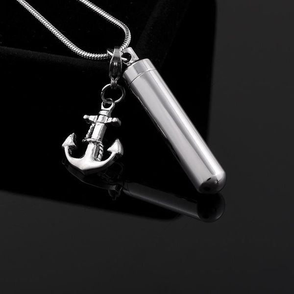 pendant necklaces silver cylinder with ankers charms stainless steel ashes locket cremation jewelry urn necklace to hold
pendant necklaces silver cylinder with ankers charms stainless steel ashes locket cremation jewelry urn necklace to hold