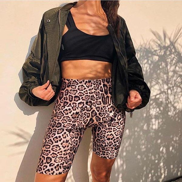 high waist leopard print sports leggings fitness shorts cycling running, Black;blue
high waist leopard print sports leggings fitness shorts cycling running, Black;blue
