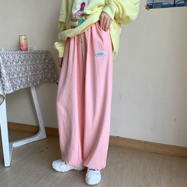 women's pants & capris women loose bf oversize appliques chic harajuku hip casual streetwear vintage teens pink trousers leisure pant r, Black;white
women's pants & capris women loose bf oversize appliques chic harajuku hip casual streetwear vintage teens pink trousers leisure pant r, Black;white
