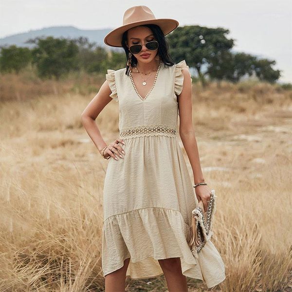 bohemia butterfly sleeve long dresses for women robe vintage solid color v neck hollow out summer casual dress boho 2021, Black;gray
bohemia butterfly sleeve long dresses for women robe vintage solid color v neck hollow out summer casual dress boho 2021, Black;gray