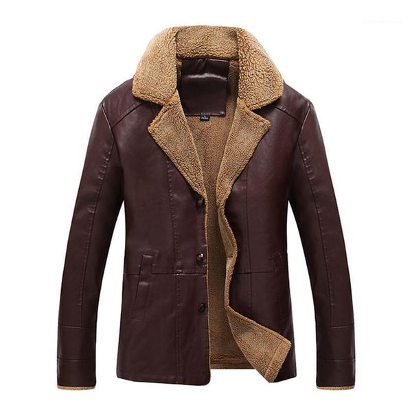 brand winter leather jacket men warm thick windbreaker fleece cotton-padded parkas man bomber coat overcoat men's fur & faux, Black
brand winter leather jacket men warm thick windbreaker fleece cotton-padded parkas man bomber coat overcoat men's fur & faux, Black