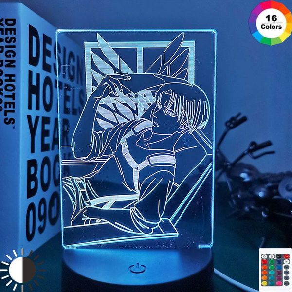 night lights acrylic 3d lamp anime attack on titan for home room decor light child gift captain levi ackerman led
night lights acrylic 3d lamp anime attack on titan for home room decor light child gift captain levi ackerman led