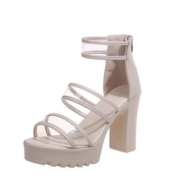transparent thick heel women shoes 10cm super high waterproof platform night club style sandals fashion dress, Black
transparent thick heel women shoes 10cm super high waterproof platform night club style sandals fashion dress, Black