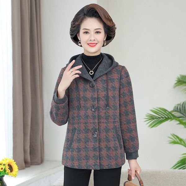 women's wool & blends coat women 2022 autumn winter fashion hooded woolen short jacket female single-breasted plus size 5xl outerwear y, Black
women's wool & blends coat women 2022 autumn winter fashion hooded woolen short jacket female single-breasted plus size 5xl outerwear y, Black