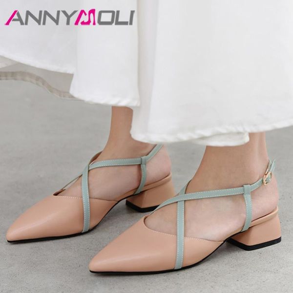 dress shoes annymoli slingbacks med heels woman cross tied block heel pumps buckle pointed toe ladies footwear beige pink big size 43, Black
dress shoes annymoli slingbacks med heels woman cross tied block heel pumps buckle pointed toe ladies footwear beige pink big size 43, Black
