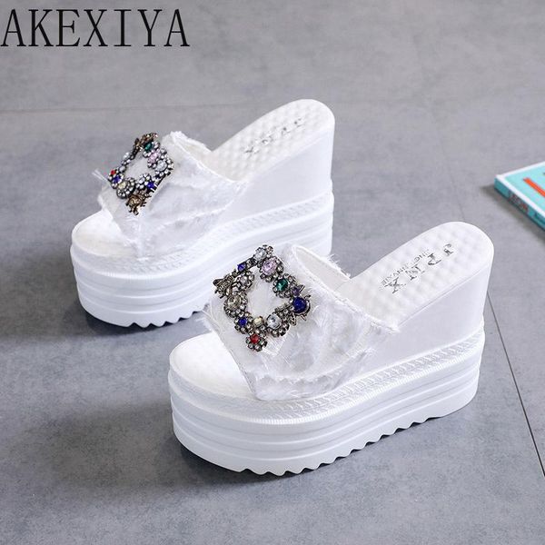 slippers super high slipper flip flops woman sandals platform wedges heels creepers causal comfort women slides, Black
slippers super high slipper flip flops woman sandals platform wedges heels creepers causal comfort women slides, Black