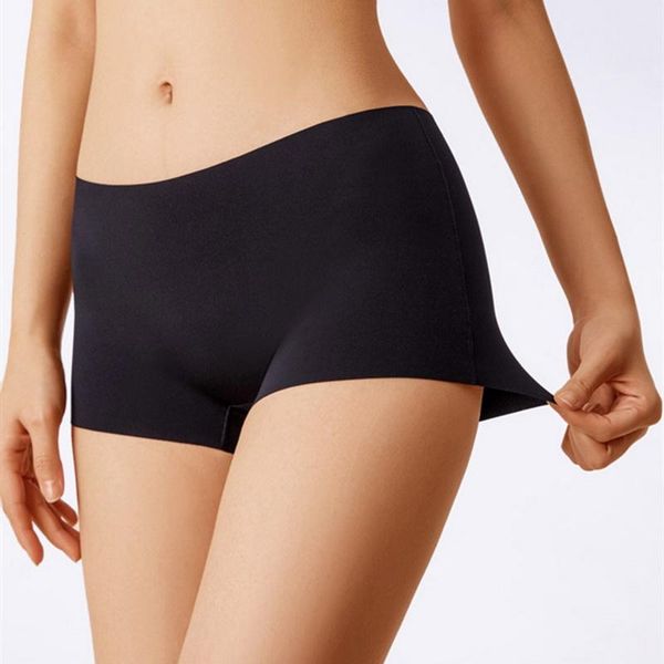 women's panties puimentiua underwear safety short ice silk underpants seamless ladies briefs solid lingerie women, Black;pink
women's panties puimentiua underwear safety short ice silk underpants seamless ladies briefs solid lingerie women, Black;pink