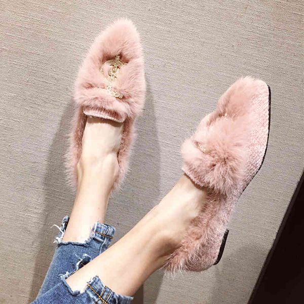 sandals 2021 winter pointed mink hair shoes buckle flat warm single versatile casual comfortable peas women hxrj, Black
sandals 2021 winter pointed mink hair shoes buckle flat warm single versatile casual comfortable peas women hxrj, Black