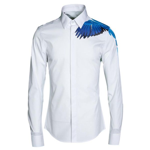 minlgu men shirt luxury flying birds print casual long sleeve slim fit mens dress shirts plus size 4xl man men's, White;black
minlgu men shirt luxury flying birds print casual long sleeve slim fit mens dress shirts plus size 4xl man men's, White;black
