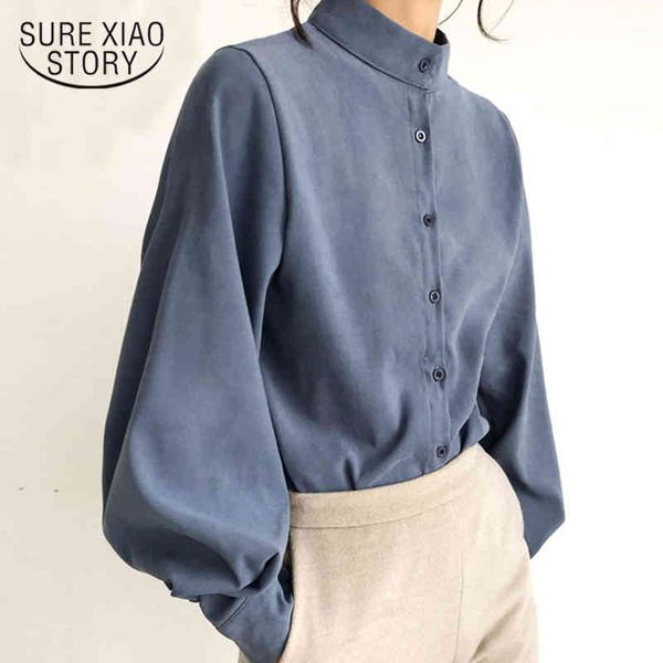 solid vintage lantern sleeve autumn winter thicken women shirt blouses single breasted blouse female loose shirts 6145 50 210417, White
solid vintage lantern sleeve autumn winter thicken women shirt blouses single breasted blouse female loose shirts 6145 50 210417, White