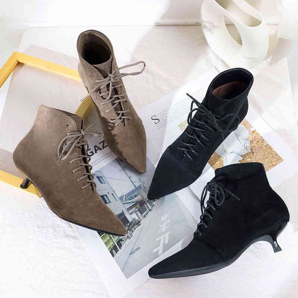 dress shoes autumn winter women ankle boots solid black beige lace-up pointed toe rubber elegant thin high heels 8qas
dress shoes autumn winter women ankle boots solid black beige lace-up pointed toe rubber elegant thin high heels 8qas