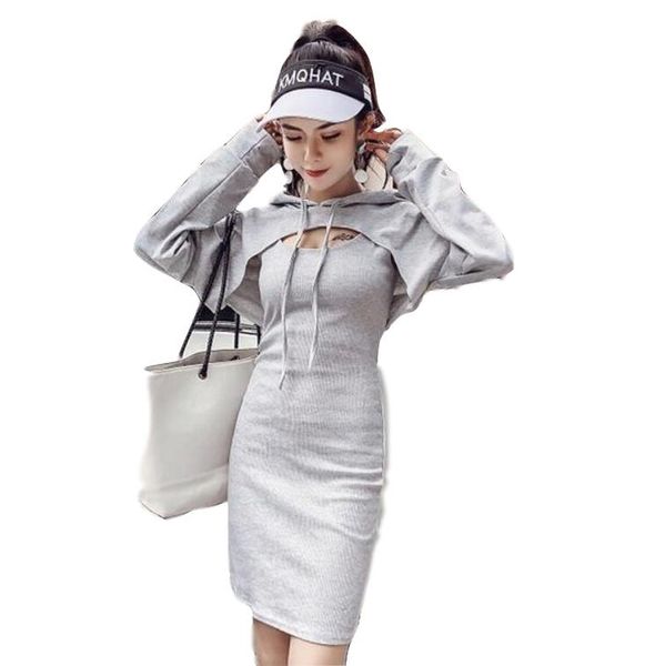 casual dresses 2021 spring arrival woman and fashion drawstring hooded short cropped two piece sets women clothing dc810, Black;gray
casual dresses 2021 spring arrival woman and fashion drawstring hooded short cropped two piece sets women clothing dc810, Black;gray