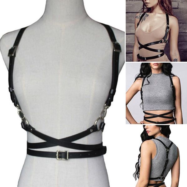 belts women harajuku o-ring garters faux leather body bondage cage sculpting harness waist belt straps suspenders punk, Black;brown
belts women harajuku o-ring garters faux leather body bondage cage sculpting harness waist belt straps suspenders punk, Black;brown