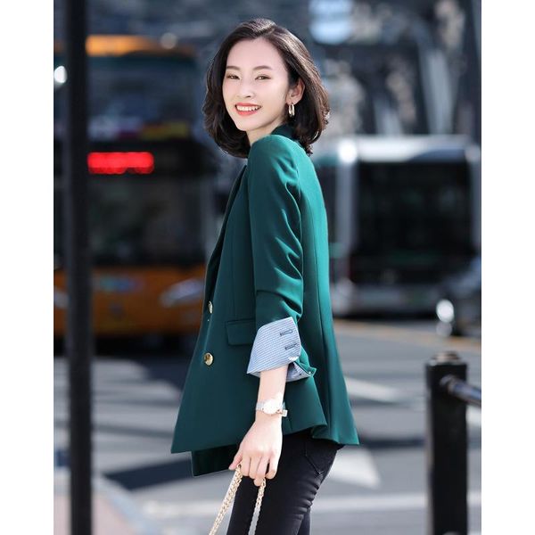 formal outwear women double breasted button blazers and jackets autumn elegant ladies blazer office work wear female jacket women's sui, White;black
formal outwear women double breasted button blazers and jackets autumn elegant ladies blazer office work wear female jacket women's sui, White;black