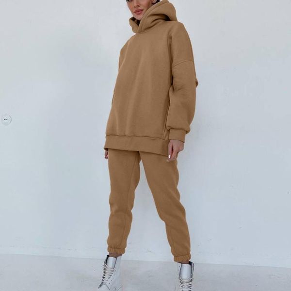 women's two piece pants women solid fleece sets winter casual ladies warm tracksuit long sleeve female hoodie suit hooded sport, White
women's two piece pants women solid fleece sets winter casual ladies warm tracksuit long sleeve female hoodie suit hooded sport, White