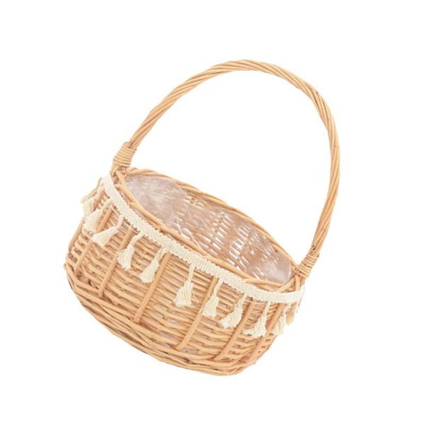 storage baskets weaving basket small round woven flower with tassels embellishment home decoration
storage baskets weaving basket small round woven flower with tassels embellishment home decoration