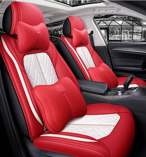 car accessory seat cover for sedan suv durable leather universal five seats set cushion including front and rear covers full covered red des
car accessory seat cover for sedan suv durable leather universal five seats set cushion including front and rear covers full covered red des