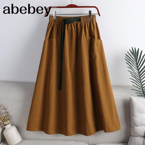skirts 2021 autumn umbrella women's fashionable high waist solid color elegant a-line female casual midi lady, Black
skirts 2021 autumn umbrella women's fashionable high waist solid color elegant a-line female casual midi lady, Black