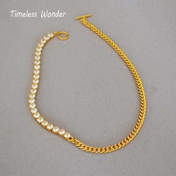 chokers timeless wonder shiny zirconia geo linked chains necklace for women korean jewelry punk ins party trendy choker prom egirl 6441, Golden;silver
chokers timeless wonder shiny zirconia geo linked chains necklace for women korean jewelry punk ins party trendy choker prom egirl 6441, Golden;silver