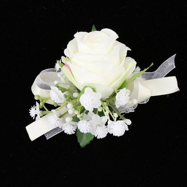 decorative flowers & wreaths look realistic rose ribbon bracelet wedding prom wrist corsage hand flower
decorative flowers & wreaths look realistic rose ribbon bracelet wedding prom wrist corsage hand flower