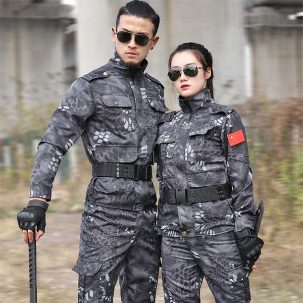 gym clothing men women outdoor camouflage military tactical jacket breathable wear-resistant training sets climbing hunting combat pant, White;black
gym clothing men women outdoor camouflage military tactical jacket breathable wear-resistant training sets climbing hunting combat pant, White;black