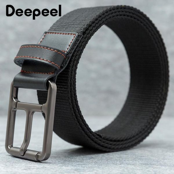 belts deepeel 1pc 3.8x110-140cm men's pin buckle belt nylon braided waistband outdoor leisure jeans decoration canvas yb181, Black;brown
belts deepeel 1pc 3.8x110-140cm men's pin buckle belt nylon braided waistband outdoor leisure jeans decoration canvas yb181, Black;brown
