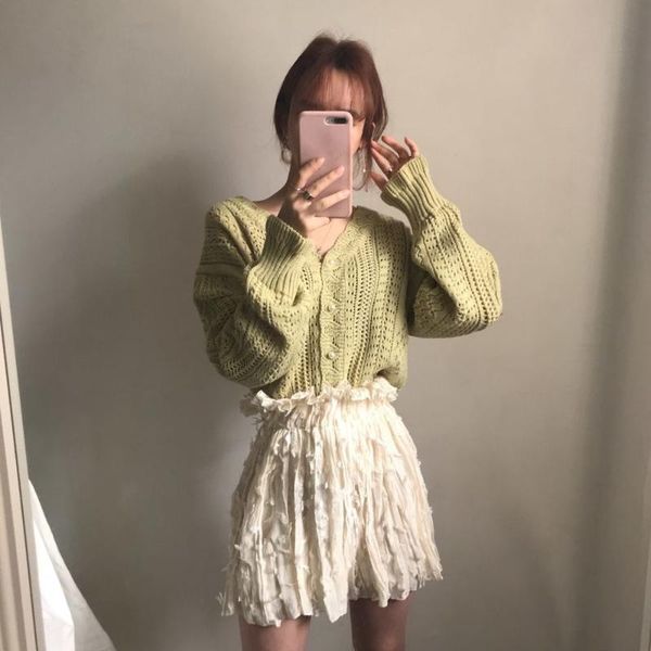 women's sweaters cmaz spot goods early spring style white outer wear cardigan loose hollow out gentle knitwear thin coat, White;black
women's sweaters cmaz spot goods early spring style white outer wear cardigan loose hollow out gentle knitwear thin coat, White;black