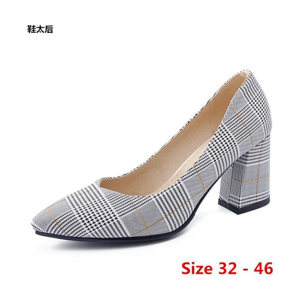dress shoes women pumps office high heel 7cm woman stiletto concise lady square heels party footwear small big size 32 - 46, Black
dress shoes women pumps office high heel 7cm woman stiletto concise lady square heels party footwear small big size 32 - 46, Black