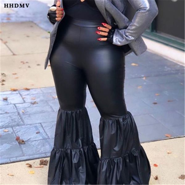 women fashion street hip hop style long pants elastic high waist pure color leather flared trousers women's & capris, Black;white
women fashion street hip hop style long pants elastic high waist pure color leather flared trousers women's & capris, Black;white