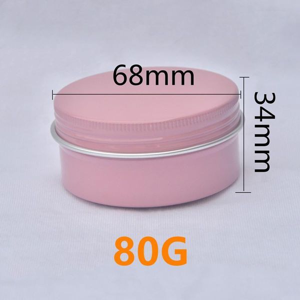 50/100pcs 80g 80ml aluminum tins cream boxs cosmetic containers hair wax/handmade soap pots pink threaded box storage bottles & jars
50/100pcs 80g 80ml aluminum tins cream boxs cosmetic containers hair wax/handmade soap pots pink threaded box storage bottles & jars