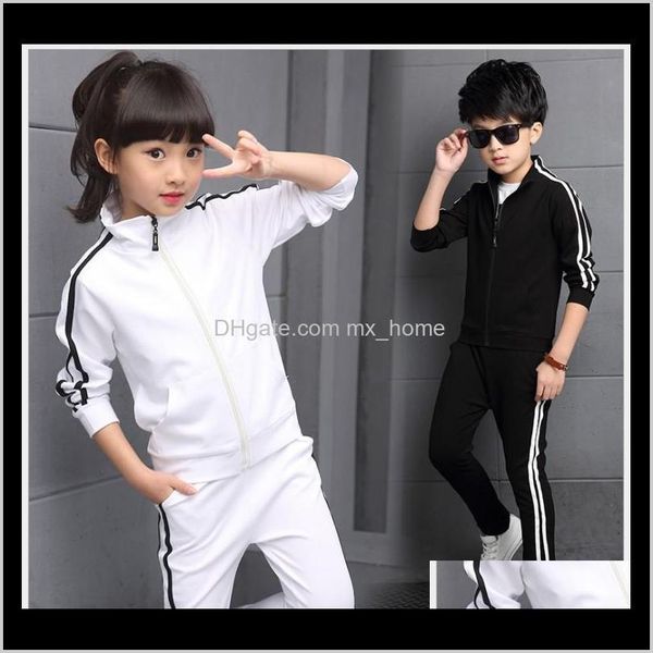 baby baby maternity drop delivery 2021 big girls tracksuits children sports suit kids long sleeve zipper jacketpants 2pcs sets child outfits, White
baby baby maternity drop delivery 2021 big girls tracksuits children sports suit kids long sleeve zipper jacketpants 2pcs sets child outfits, White