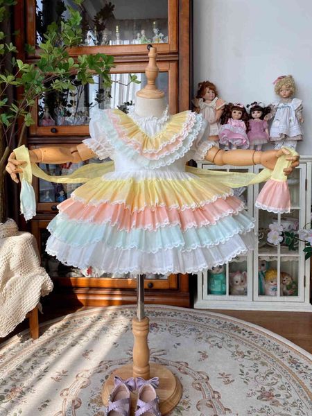 baby girl summer rainbow vintage spanish turkish palace ball gown lolita princess dress for birthday party holiday casual g1129, Red;yellow
baby girl summer rainbow vintage spanish turkish palace ball gown lolita princess dress for birthday party holiday casual g1129, Red;yellow