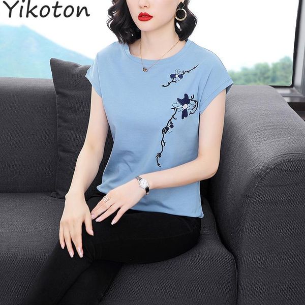 summer women tshirt cotton solid embroidery camiseta femenina bat sleeve casual female slim tee shirt flower femme women's t-shirt, White
summer women tshirt cotton solid embroidery camiseta femenina bat sleeve casual female slim tee shirt flower femme women's t-shirt, White