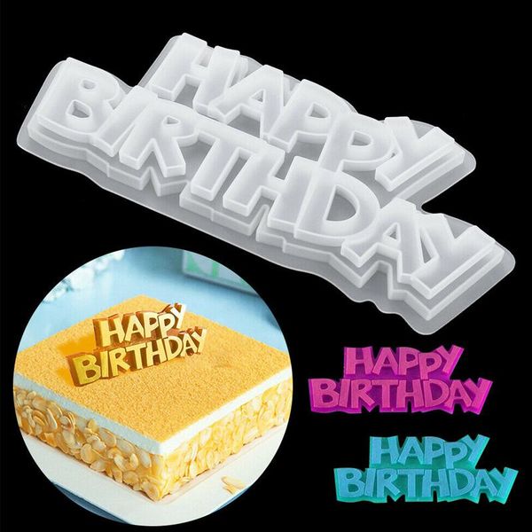 craft tools 3d diy happy birthday silicone molds creative alphabet chocolate mold party cake er decoration
craft tools 3d diy happy birthday silicone molds creative alphabet chocolate mold party cake er decoration