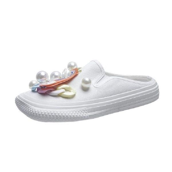 slippers yshunij 2021 summer square head water drill canvas cool drag flat bottom a lazy shoes baotou semi-slippers female outer wear, Black
slippers yshunij 2021 summer square head water drill canvas cool drag flat bottom a lazy shoes baotou semi-slippers female outer wear, Black