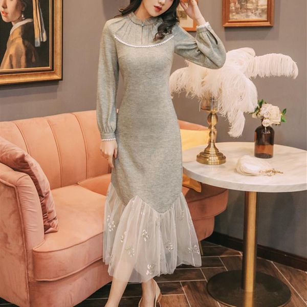 a-line knitted dress dresses women party spring embroidery summer long sleeve boho 2021 runway vintage luxury elegant lace casual, Black;gray
a-line knitted dress dresses women party spring embroidery summer long sleeve boho 2021 runway vintage luxury elegant lace casual, Black;gray