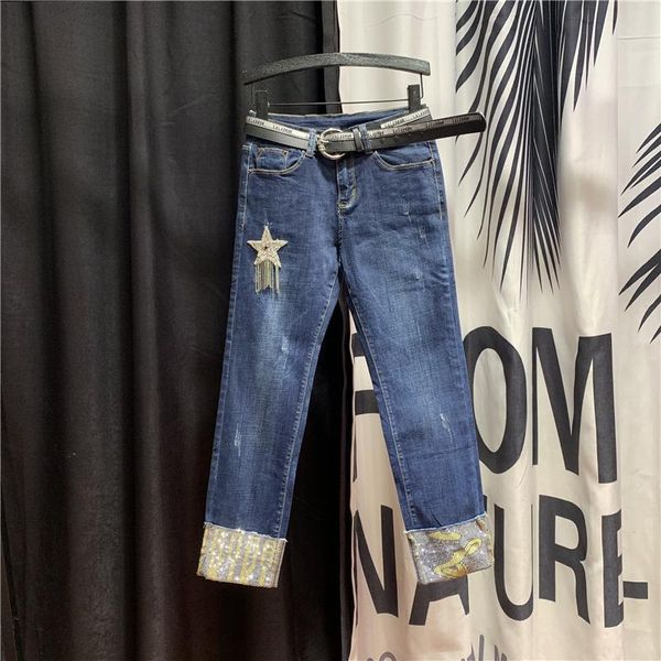 women's jeans high waist roll up trim 2021 spring autumn korean tassel star blue straight casual denim
women's jeans high waist roll up trim 2021 spring autumn korean tassel star blue straight casual denim