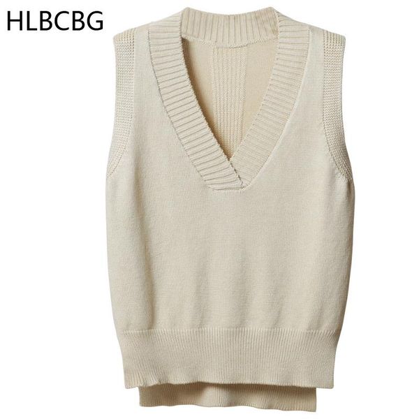 women's vests hlbcbg v neck sweater knitted women sweaters pullovers autumn winter fashionbasic shirt fitness female clothing vest, Black;white
women's vests hlbcbg v neck sweater knitted women sweaters pullovers autumn winter fashionbasic shirt fitness female clothing vest, Black;white
