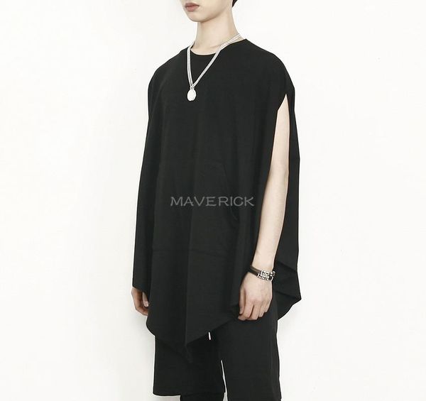 men's vests 2021 men clothing hair stylist fashion loose bat irregularities vest plus size singer costumes s-5xl, Black;white
men's vests 2021 men clothing hair stylist fashion loose bat irregularities vest plus size singer costumes s-5xl, Black;white
