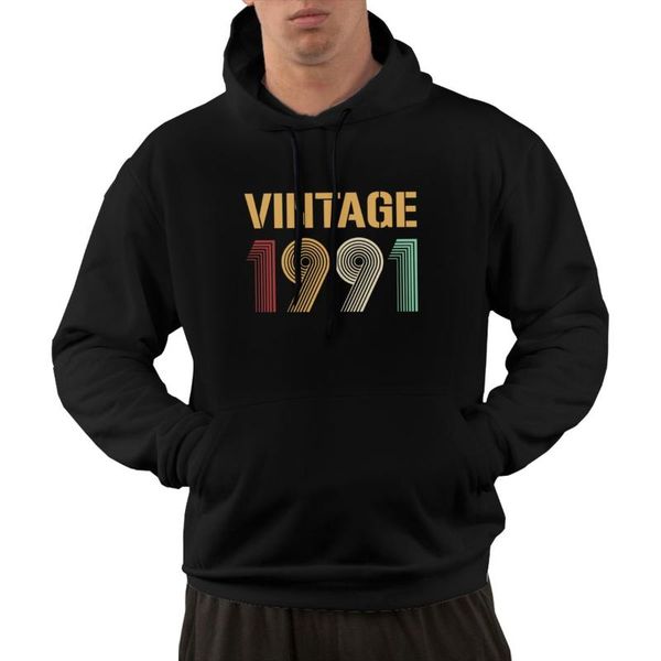 men's hoodies & sweatshirts beautiful vintage 1991 birthday design printed oversized men anime clothes cotton streetwear, Black
men's hoodies & sweatshirts beautiful vintage 1991 birthday design printed oversized men anime clothes cotton streetwear, Black
