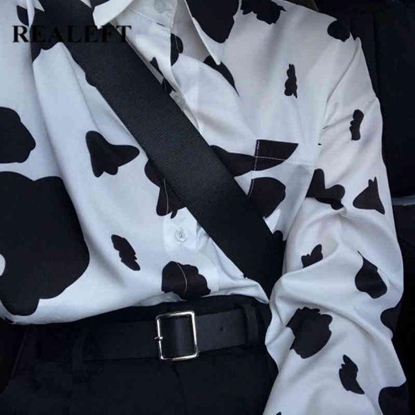 elegant cows printing women blouse spring summer one pocket long sleeve fashionable female loose shirts 210428, White
elegant cows printing women blouse spring summer one pocket long sleeve fashionable female loose shirts 210428, White